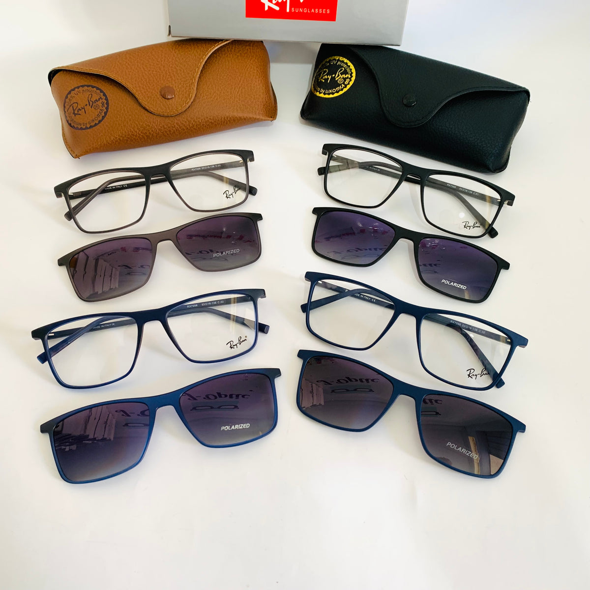 Ray-Ban RX7056 clips 2en1