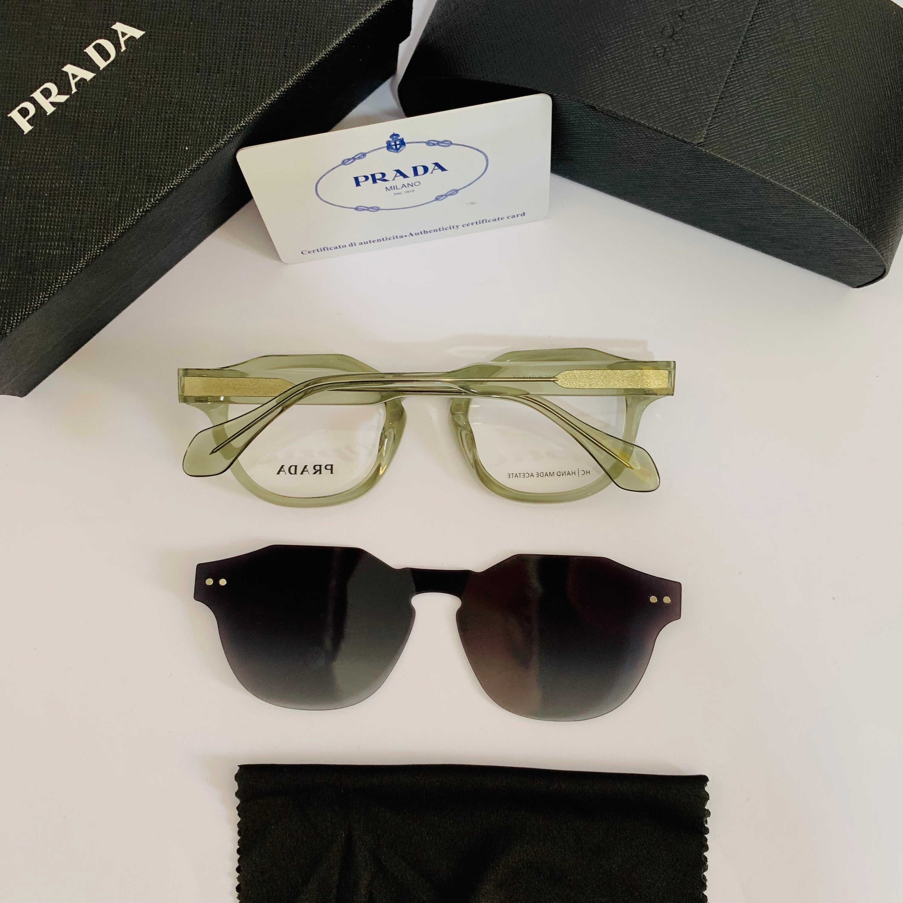 Prada F3013 clips 2en1