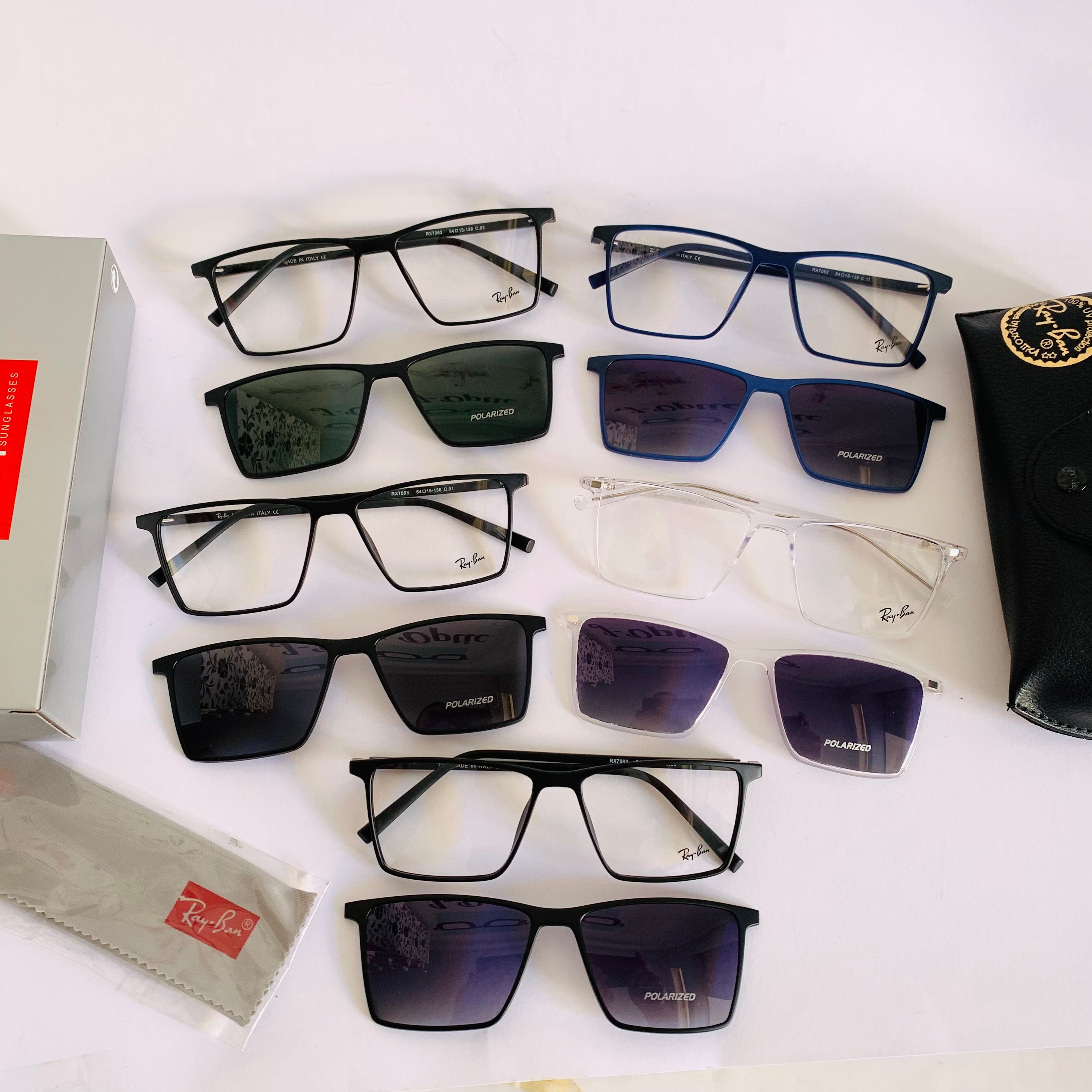 Ray-Ban RX7063 clips 2en1