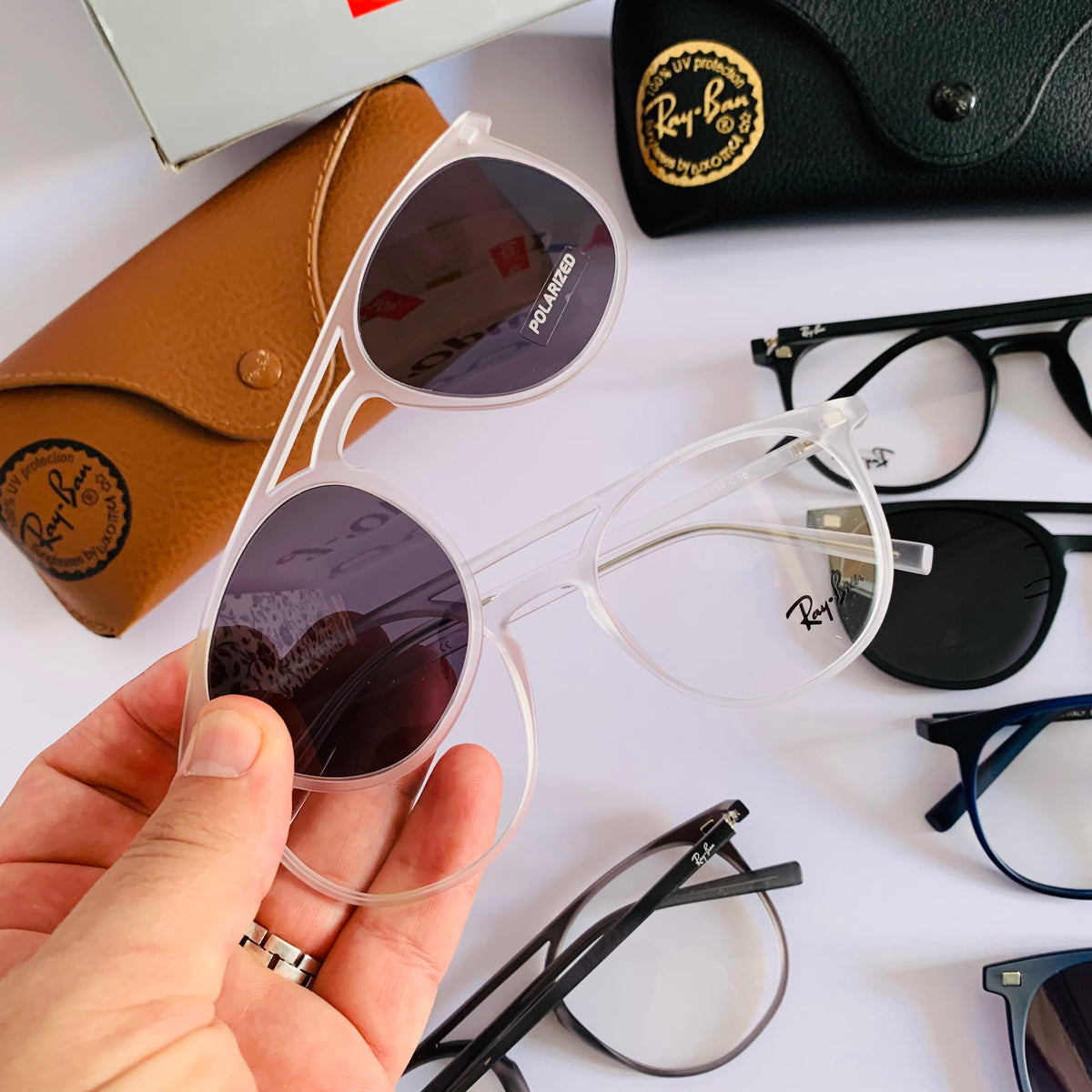 Ray-Ban RX7067 clips 2en1