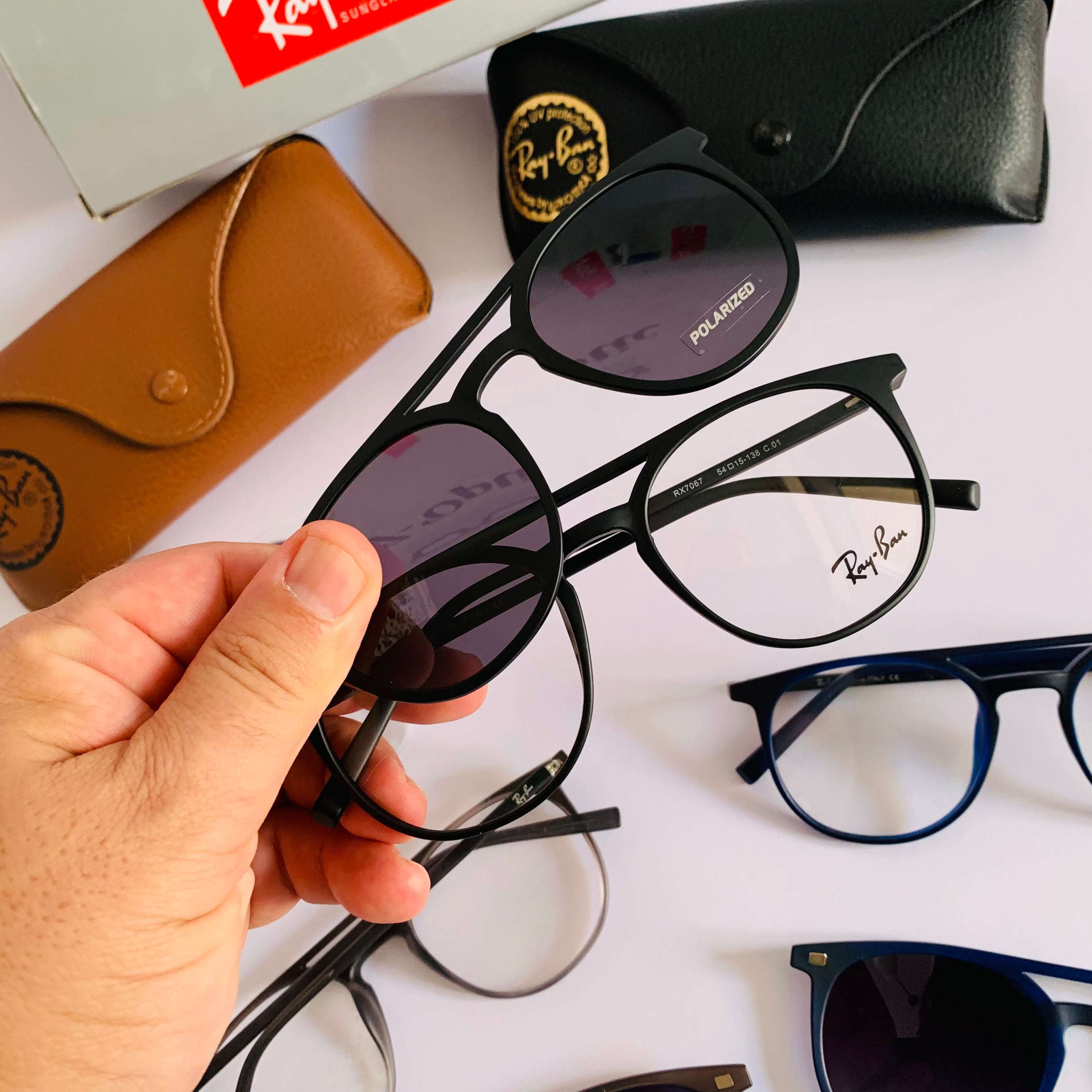 Ray-Ban RX7067 clips 2en1