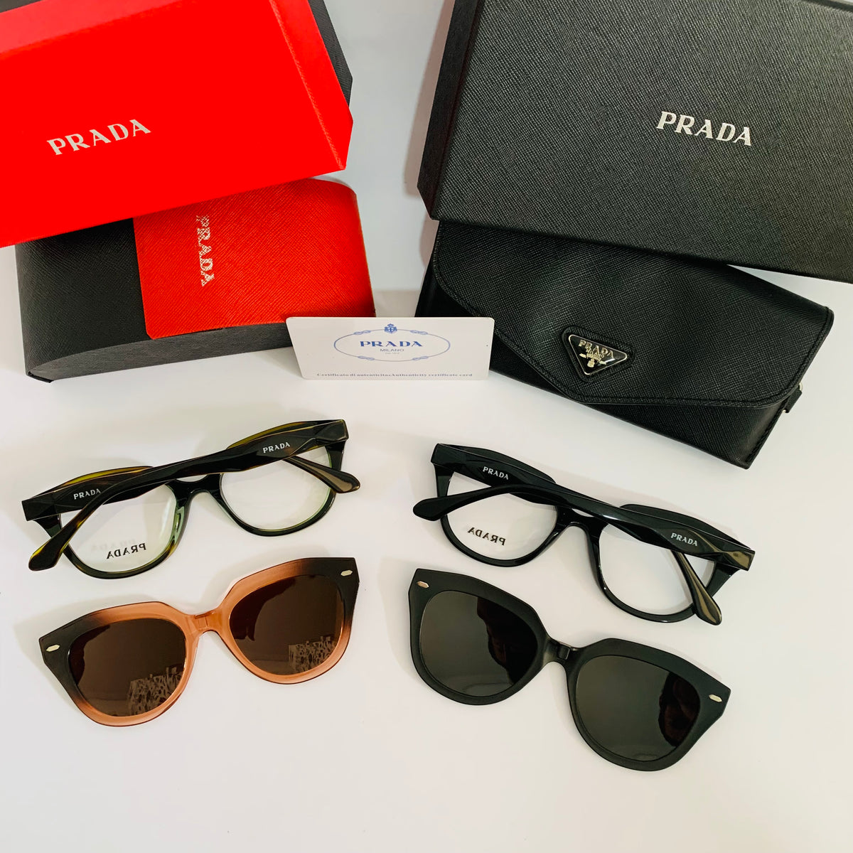 Prada G9063 clips 2en1