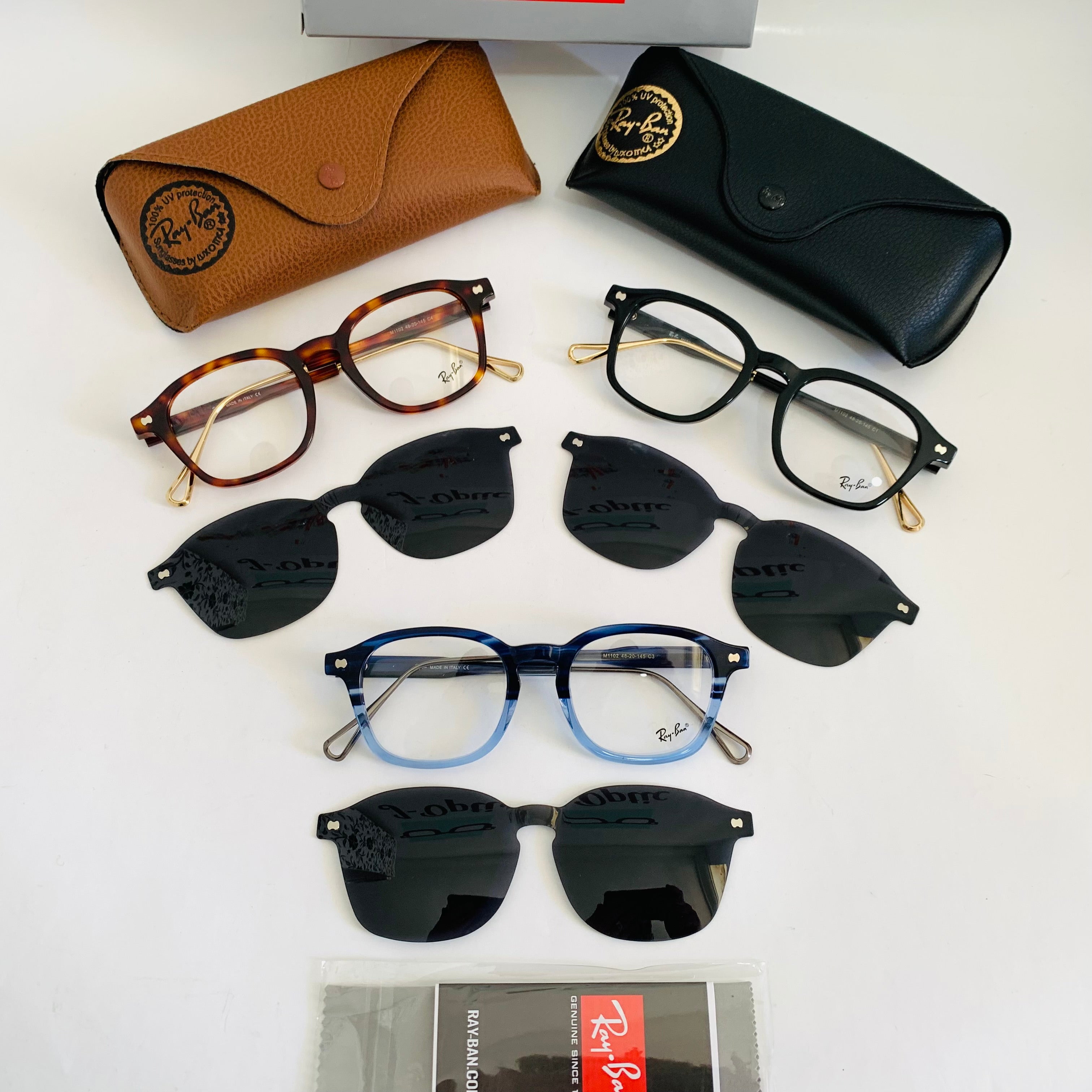 Ray-Ban M1102 clips 2en1