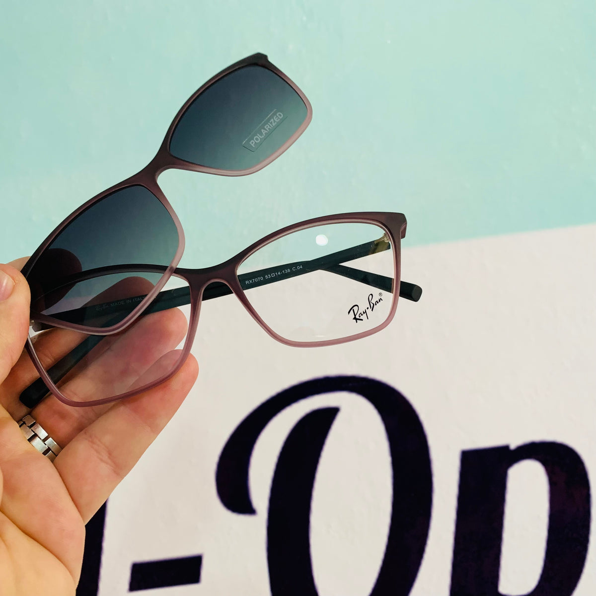 Ray-Ban RX7070 clips 2en1
