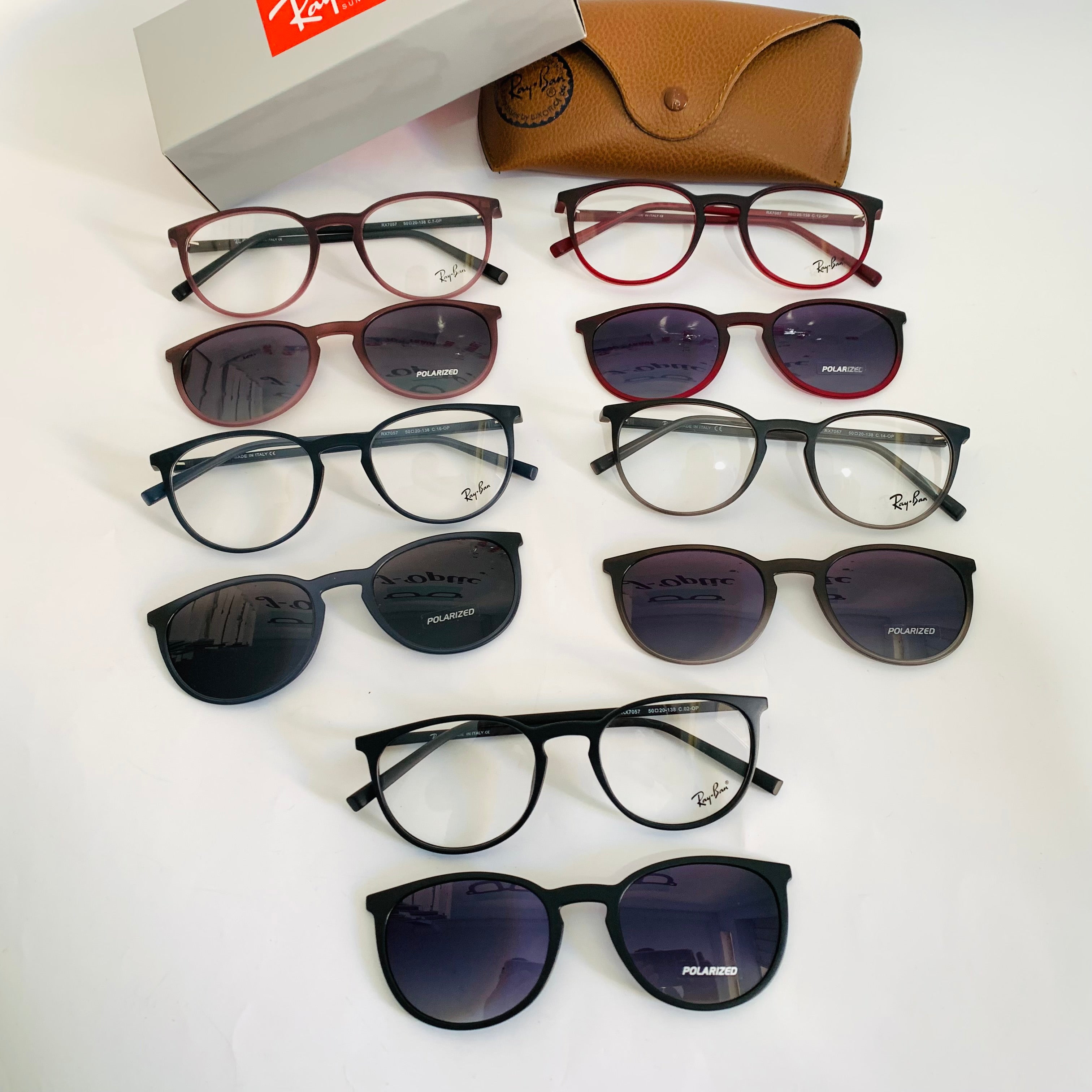 Ray-Ban RX7057 clips 2en1