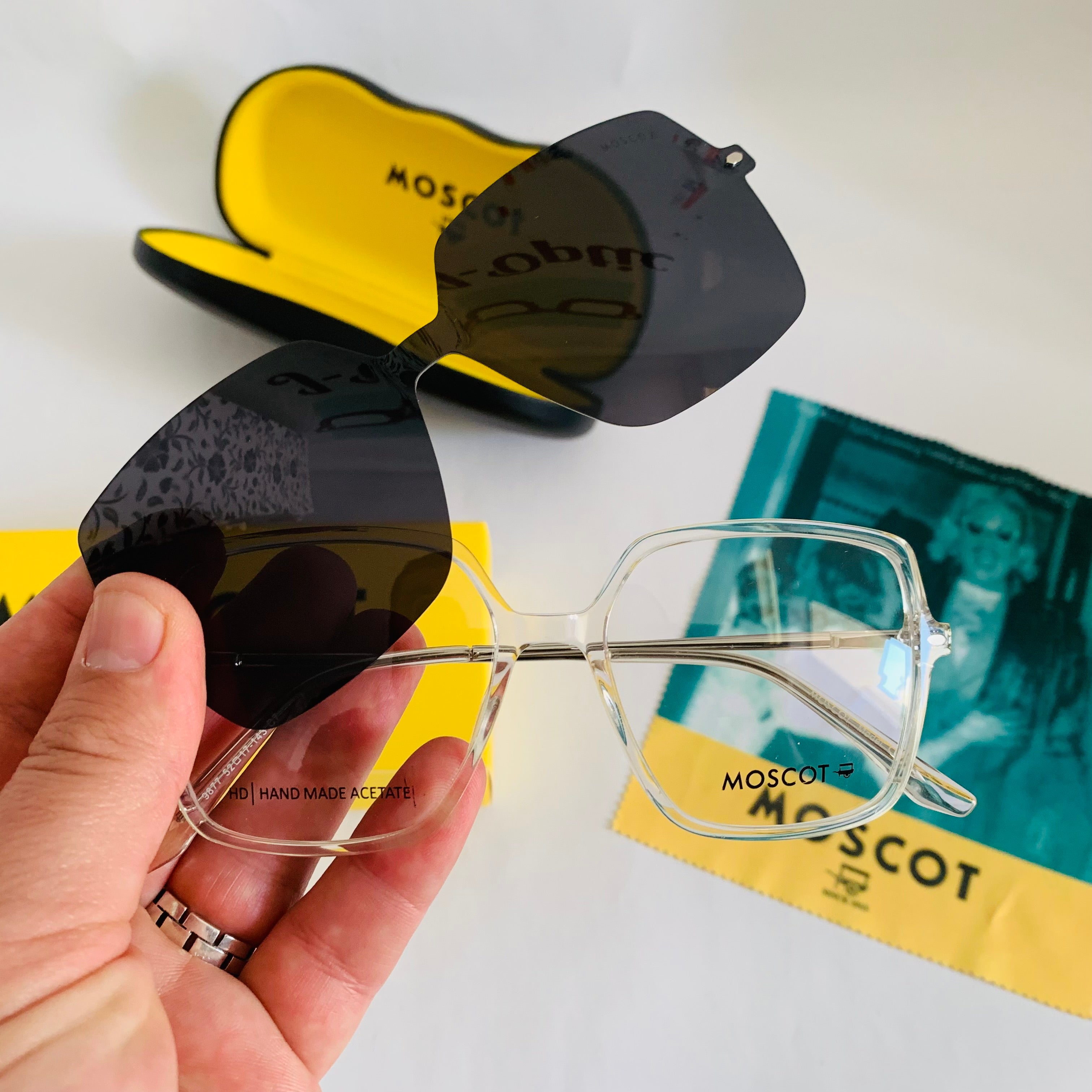 Moscot 9877 clips fm