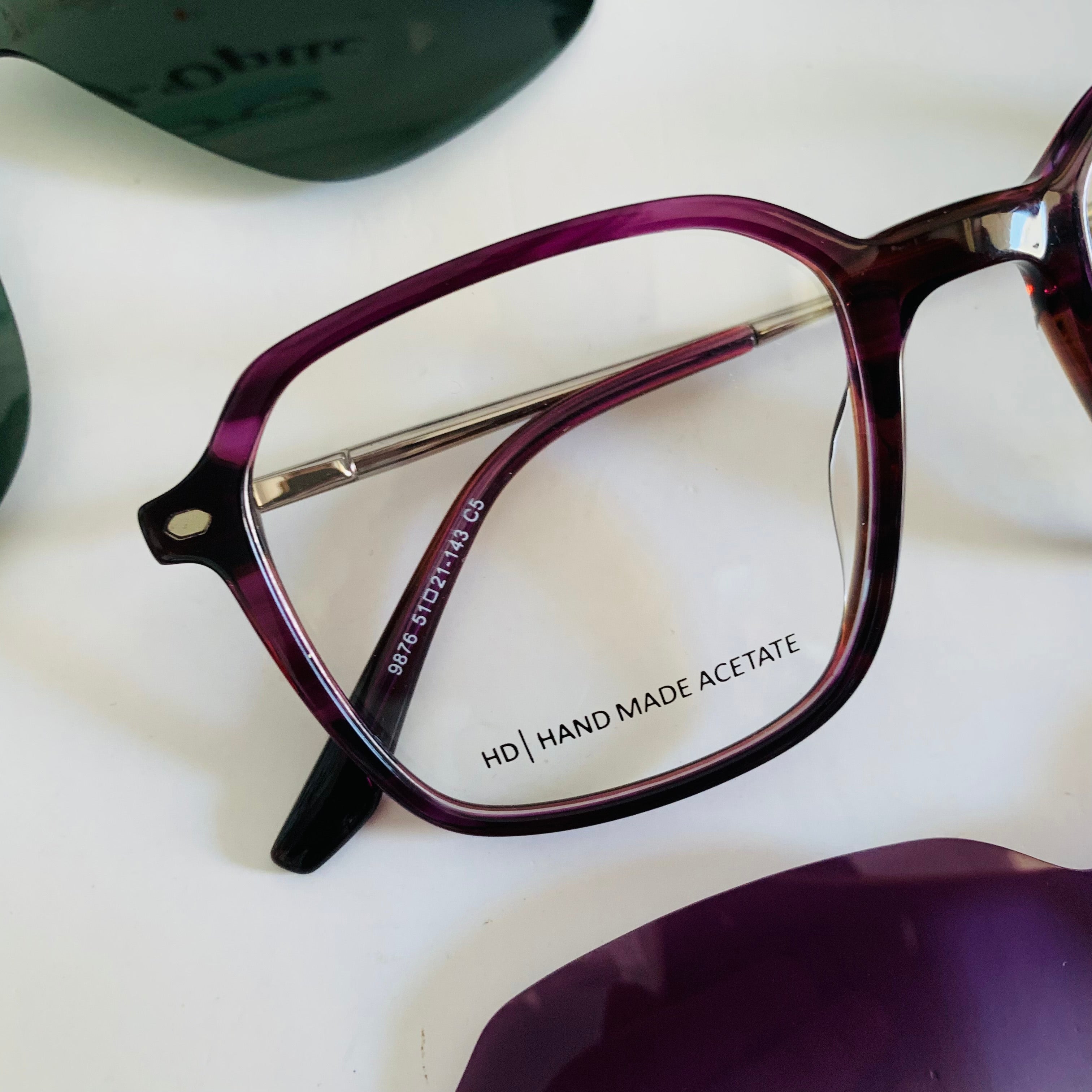 Prada 9876 clips 2en1