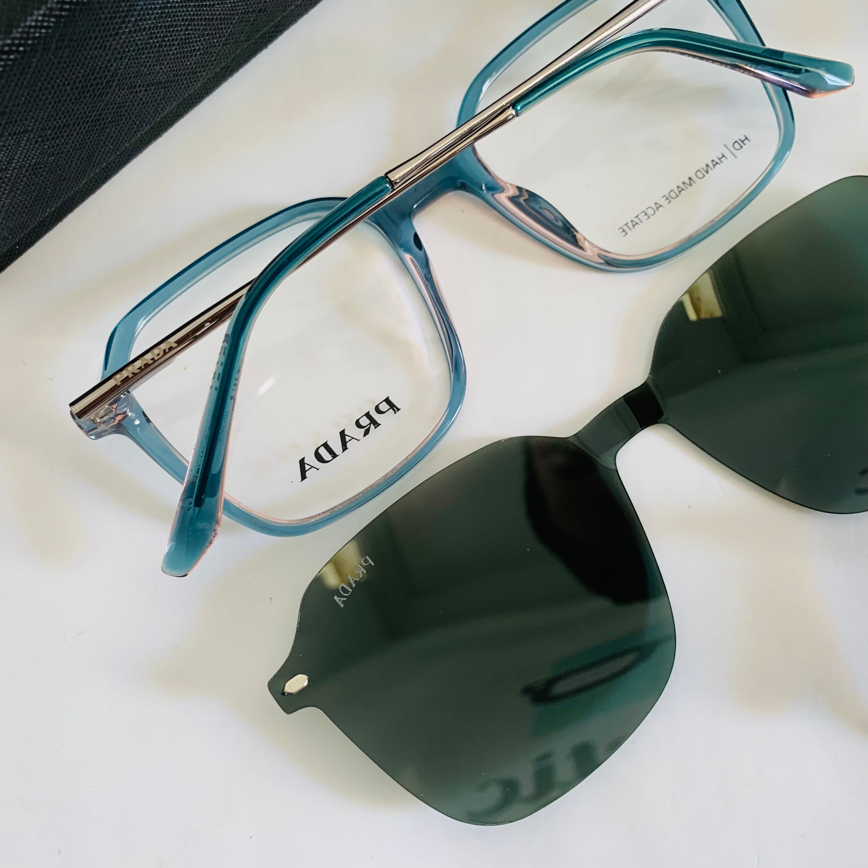 Prada 9876 clips 2en1