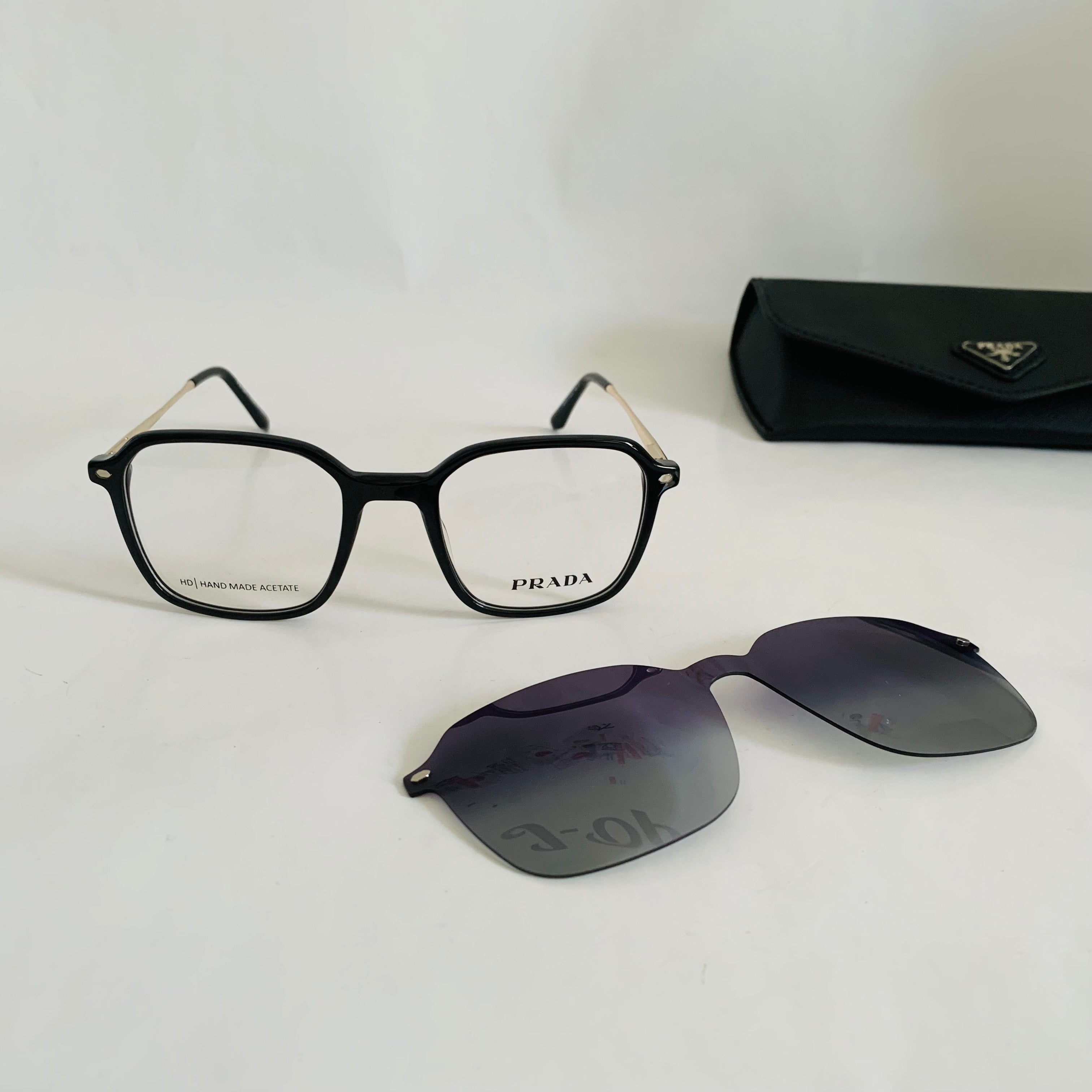 Prada 9876 clips 2en1