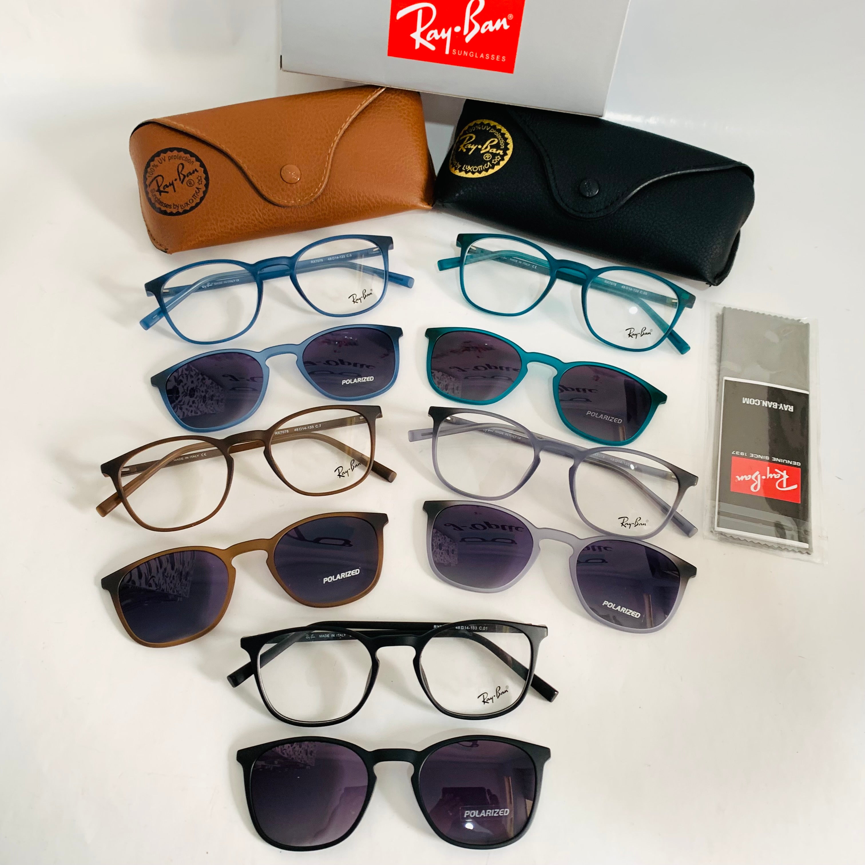 Ray-Ban Enfant RX7078 clips 2en1