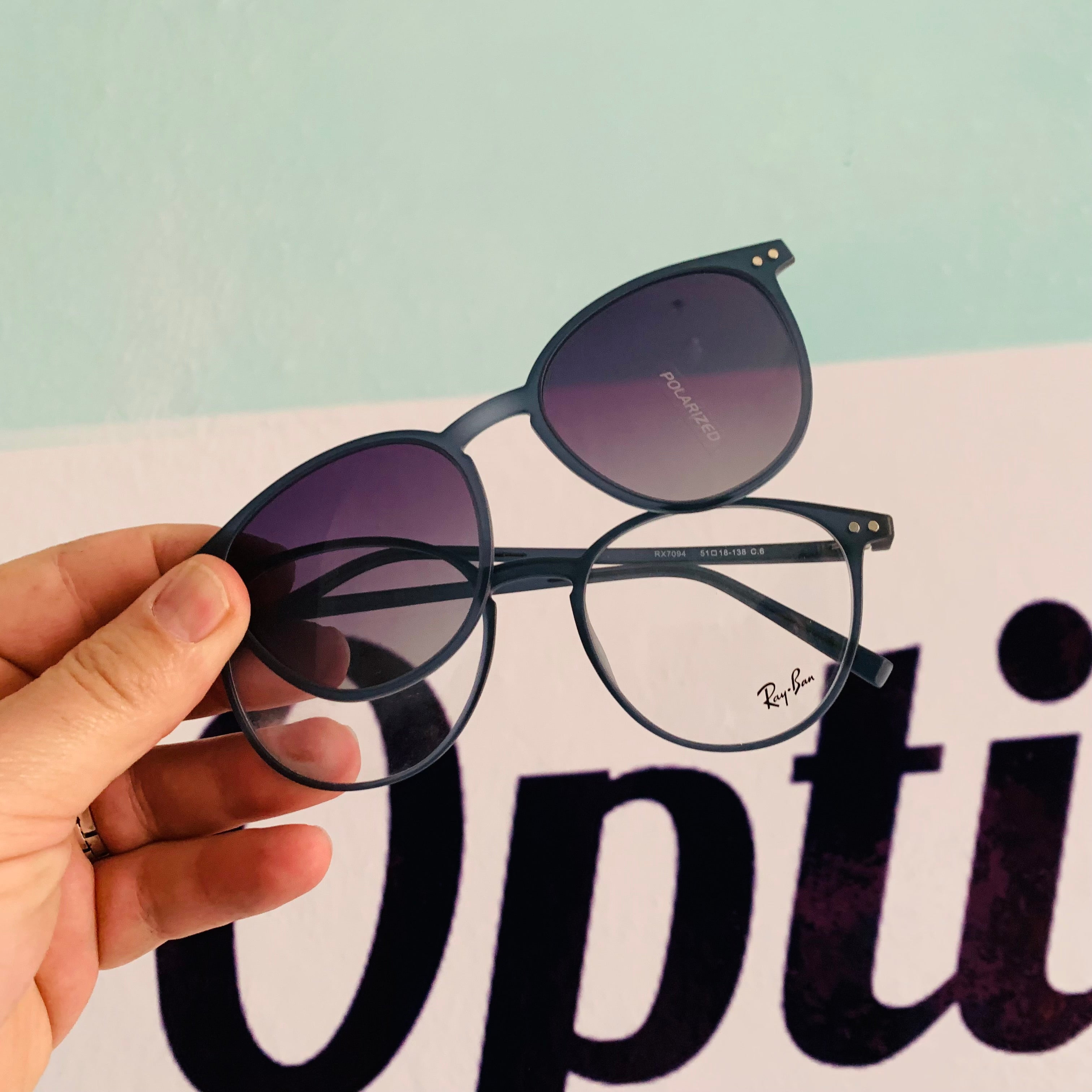 Ray-Ban RX7094 clips 2-en-1