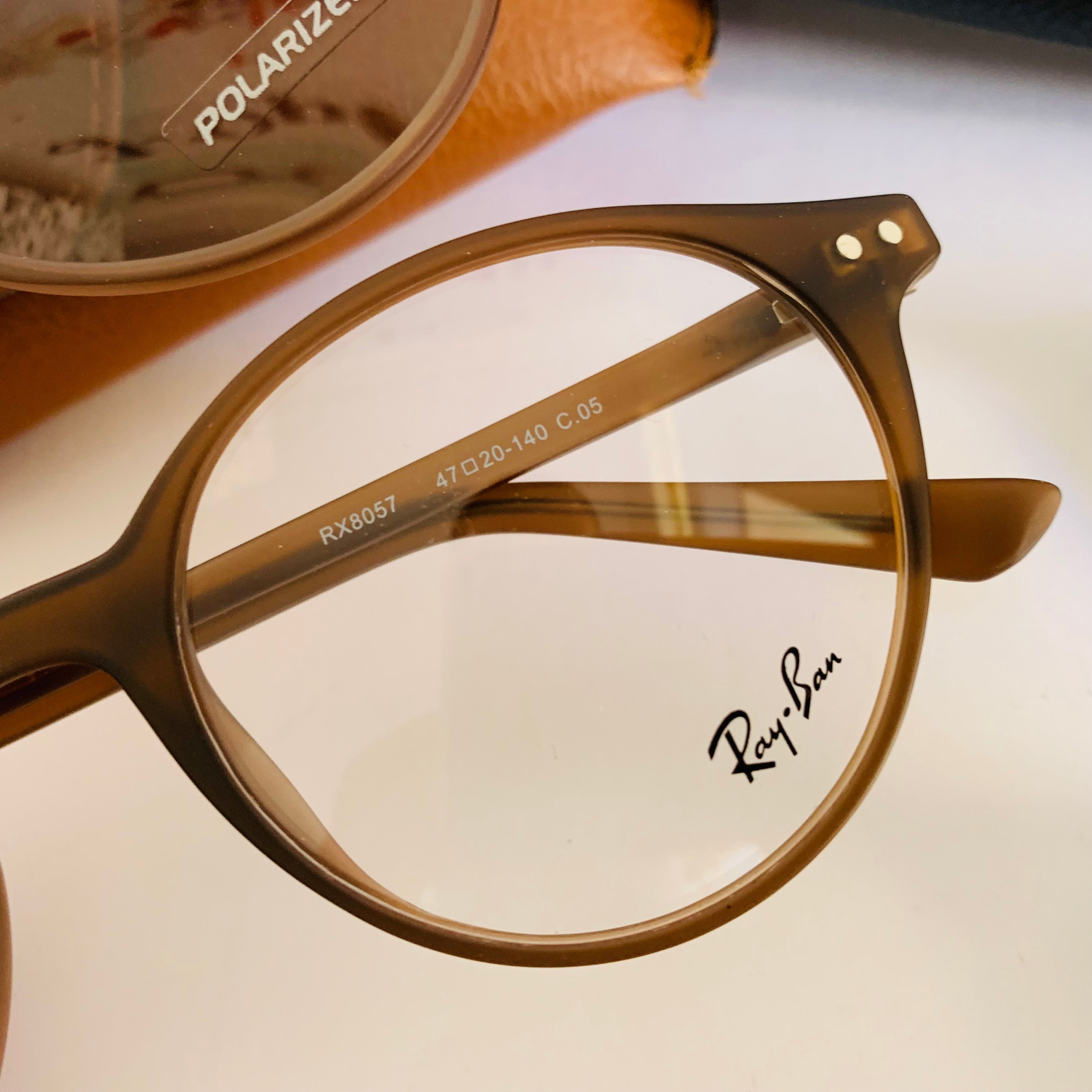 Ray-ban RX8057 clips 2en1