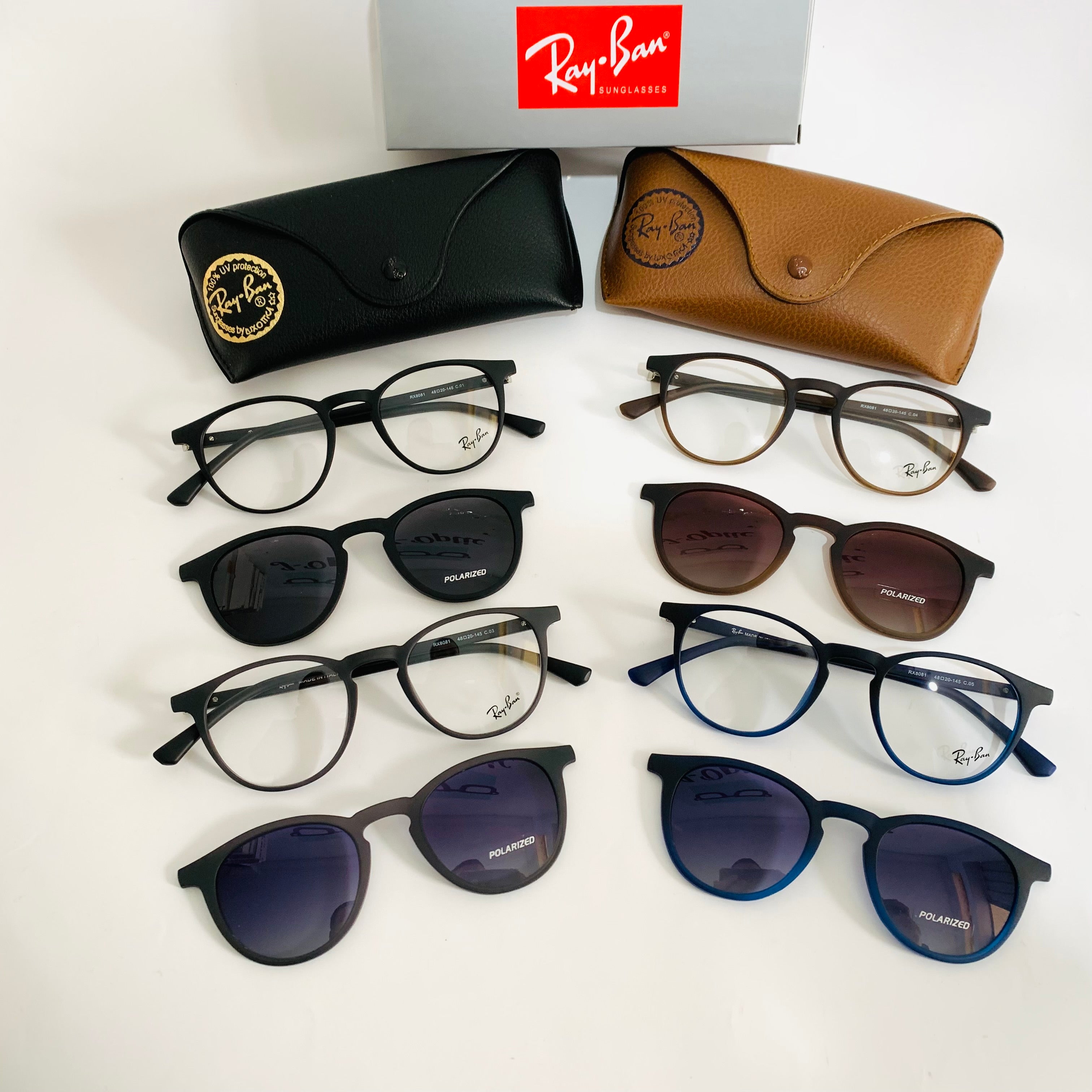 Ray-Ban RX8081 clips 2en1