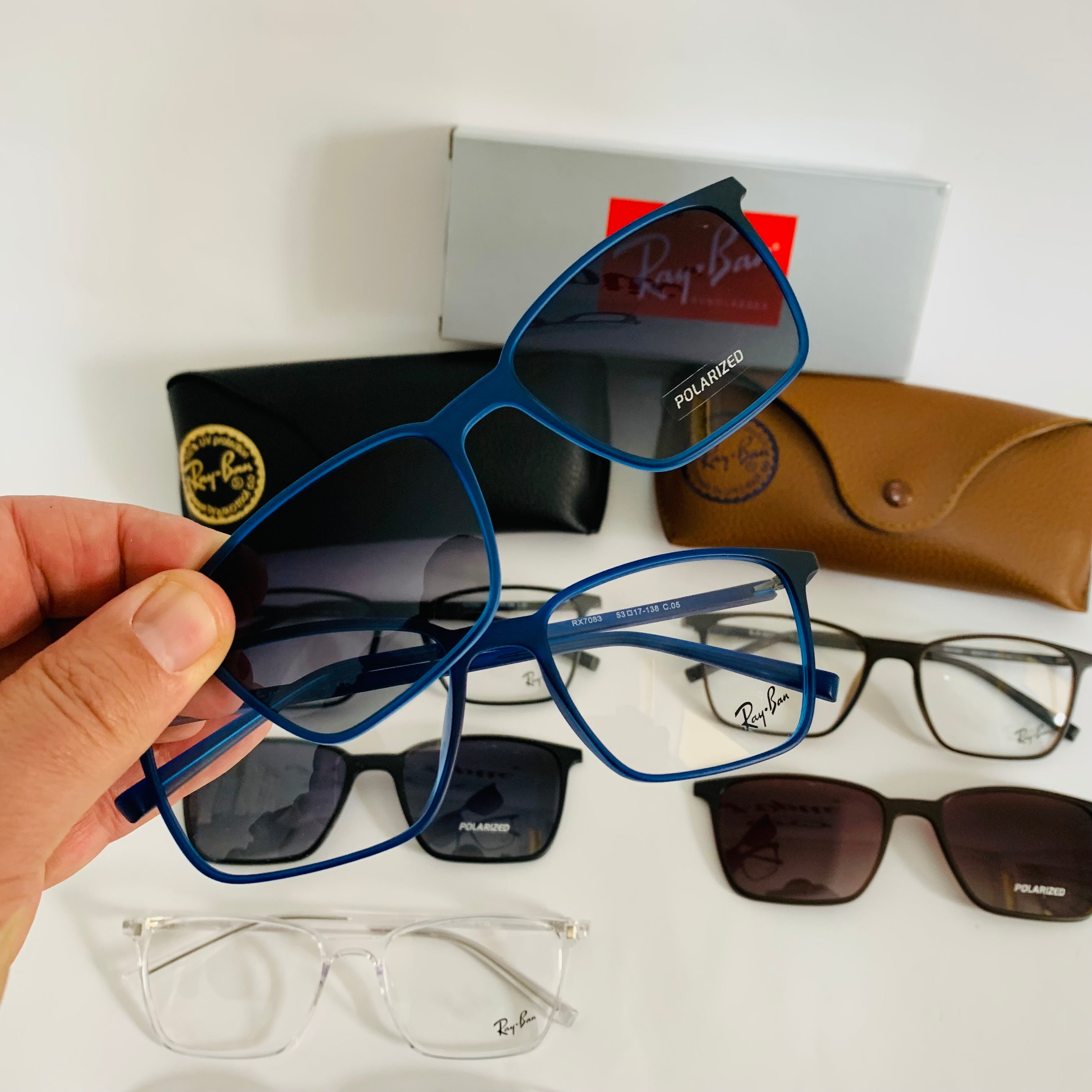 Ray-Ban RX7083 clips 2en1