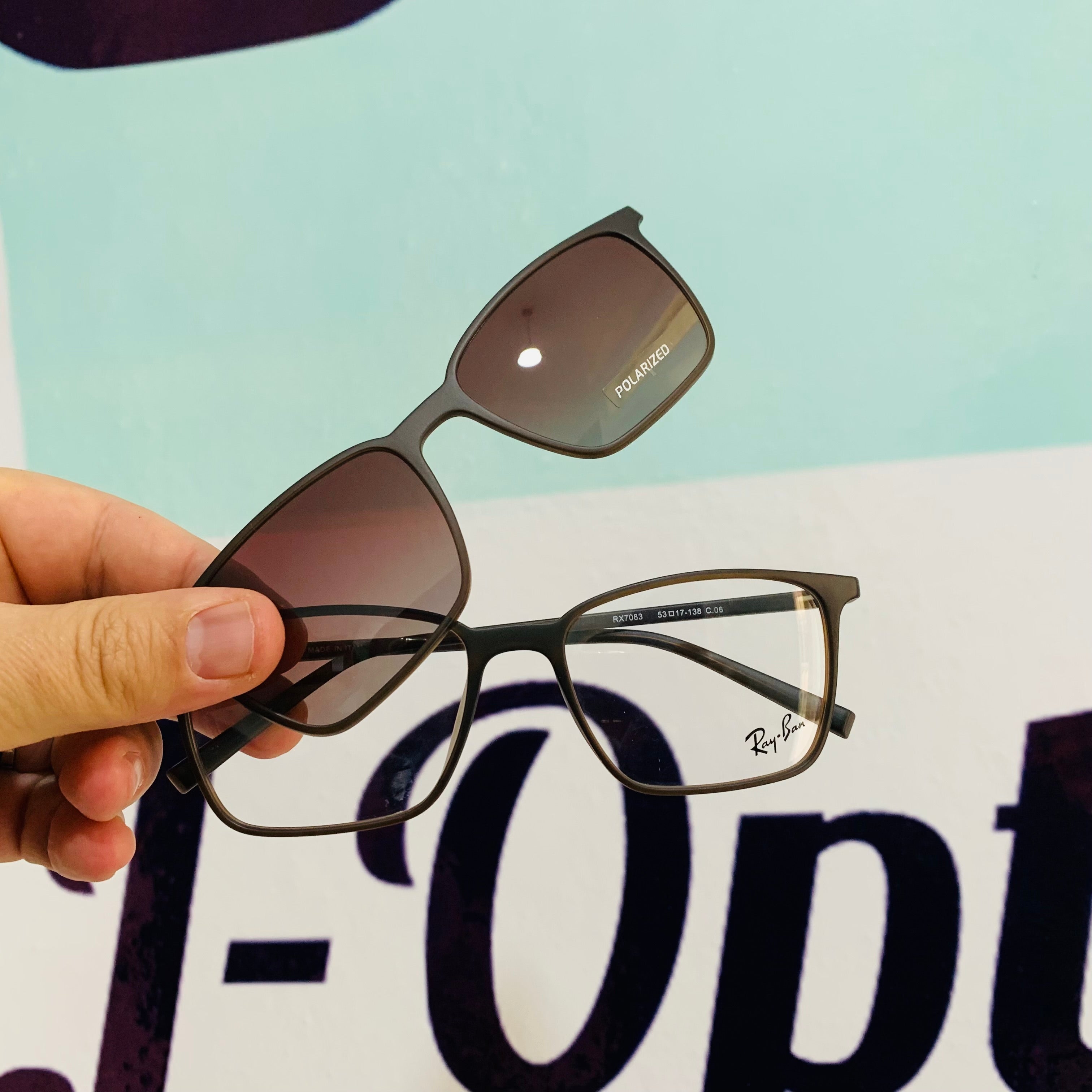 Ray-Ban RX7083 clips 2en1