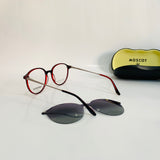 Moscot 9848 clips 2in1