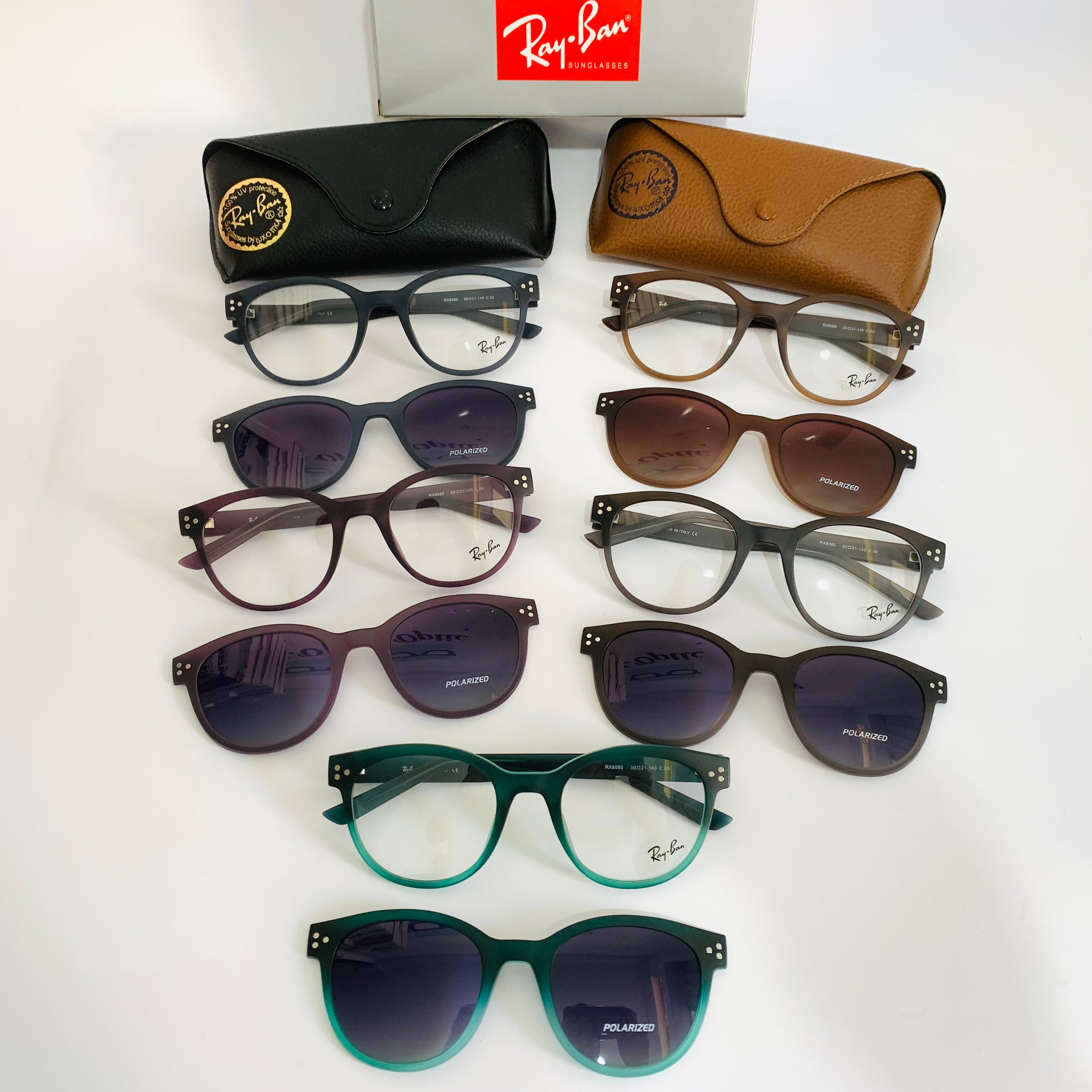 Ray-Ban RX8080 clips 2-en-1