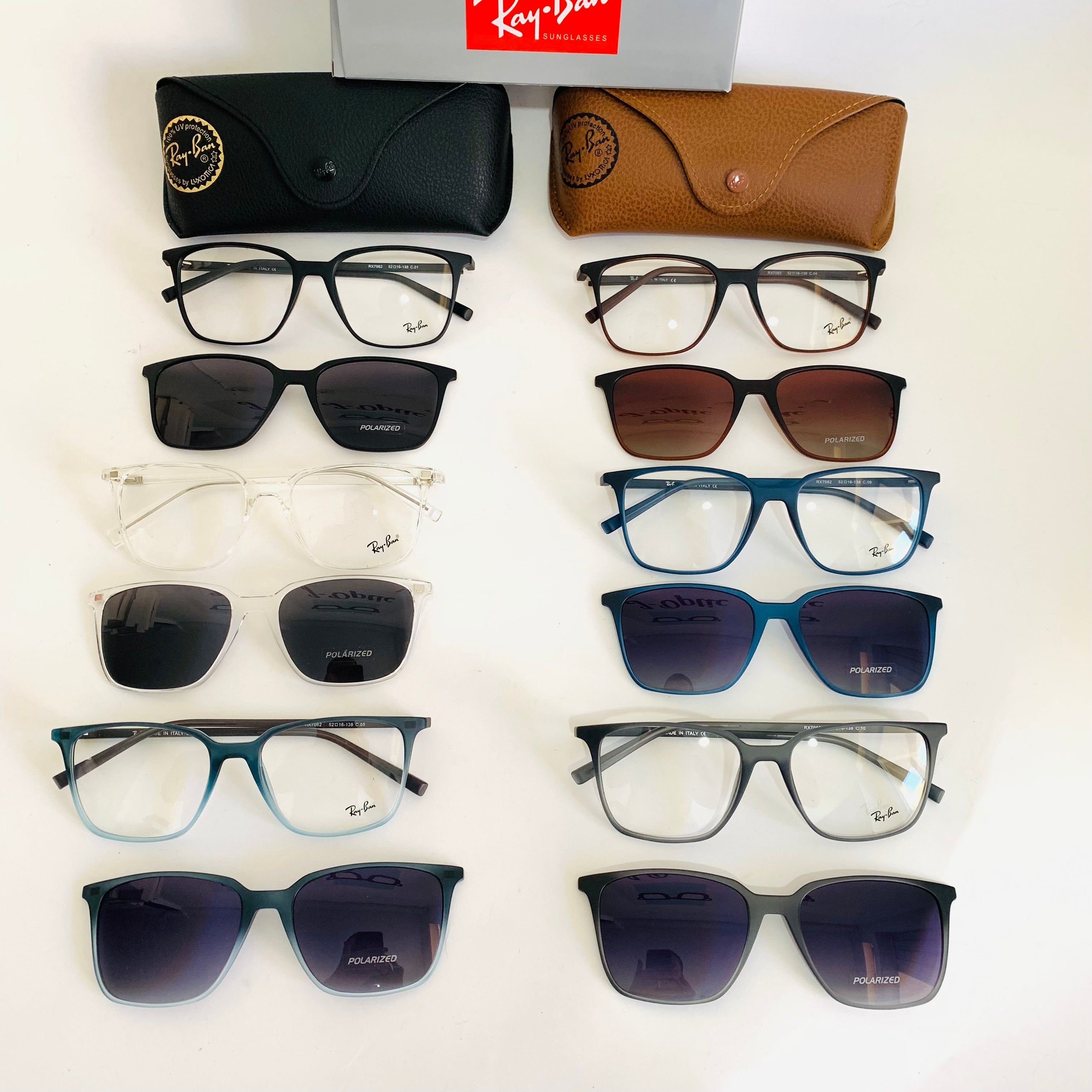 Ray-Ban RX7062 clips 2en1