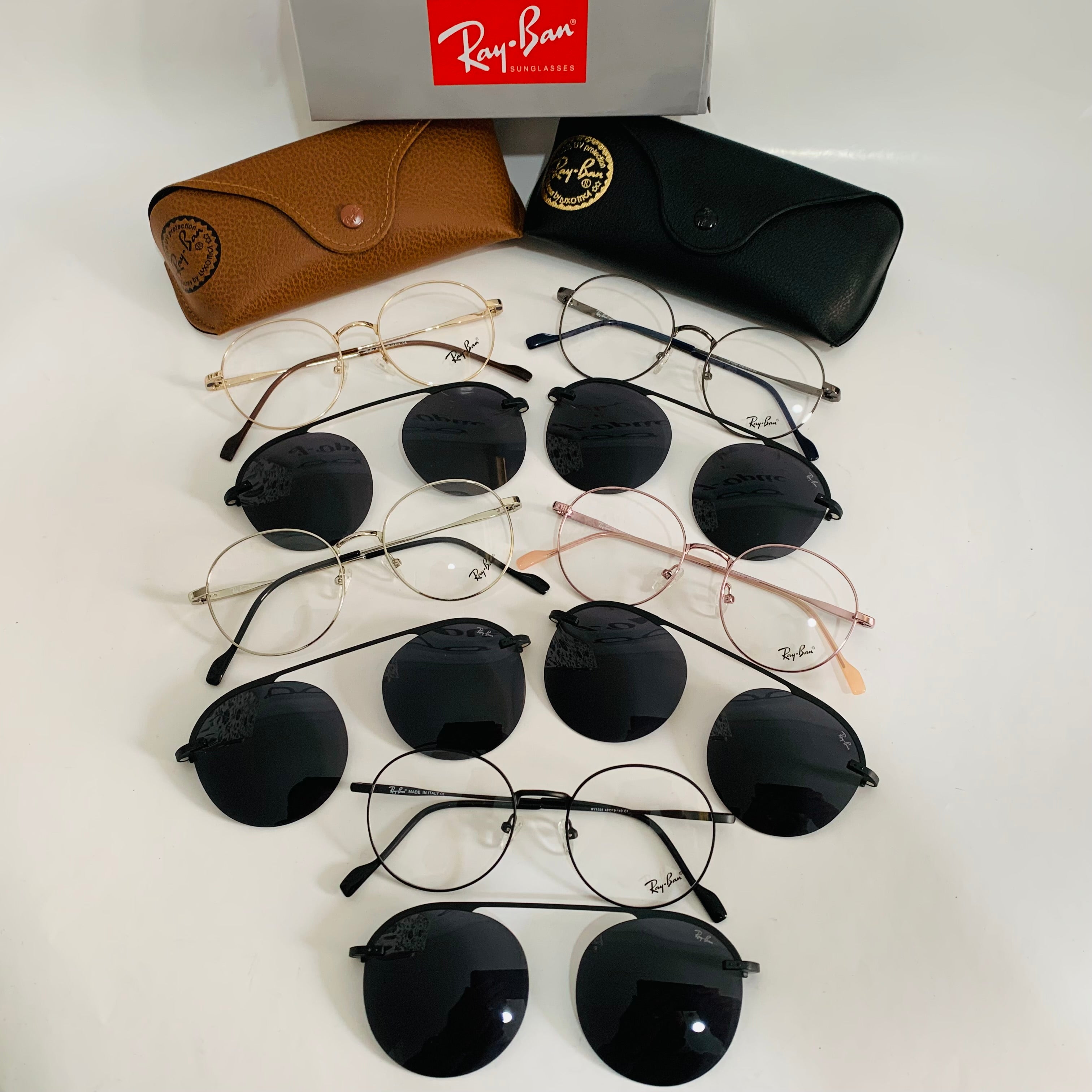 Ray-Ban RY1028 clips 2en1 Métal
