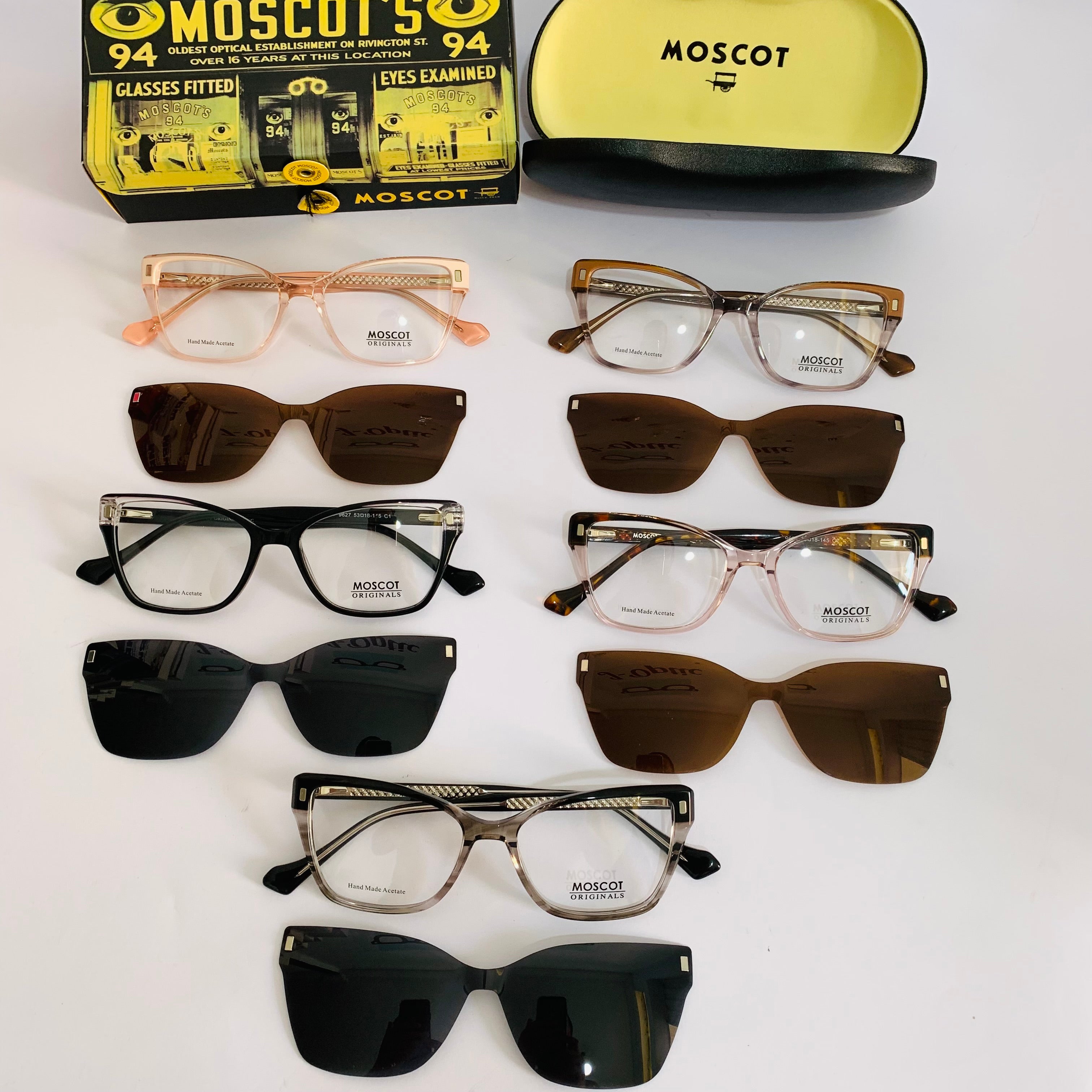 MOSCOT 9627 clips 2in1