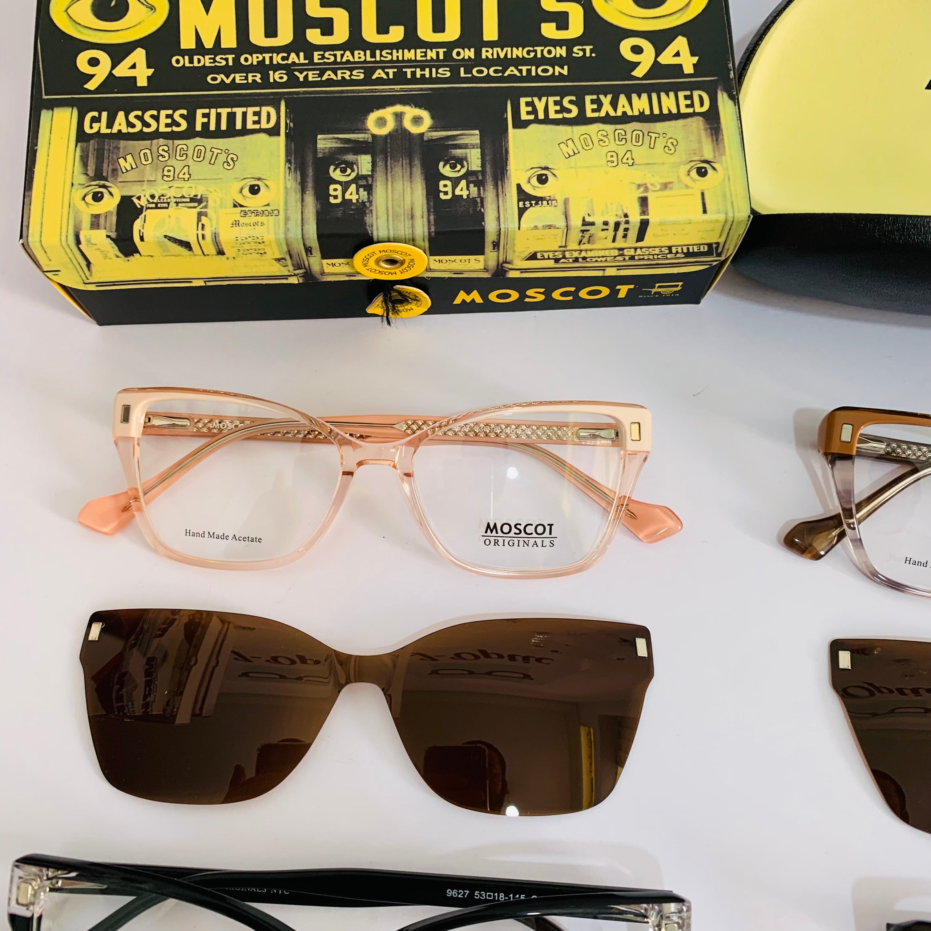 MOSCOT 9627 clips 2in1