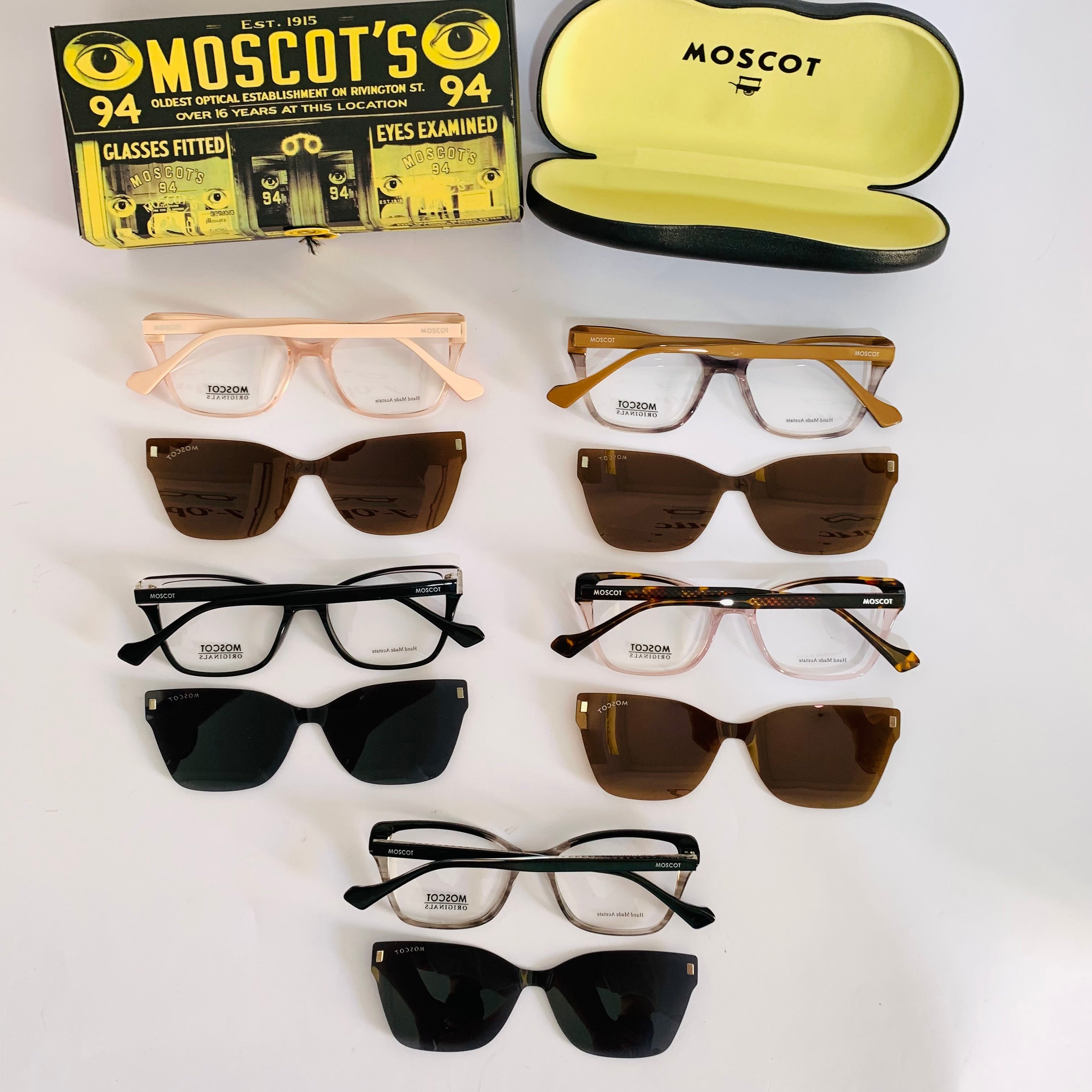 MOSCOT 9627 clips 2in1