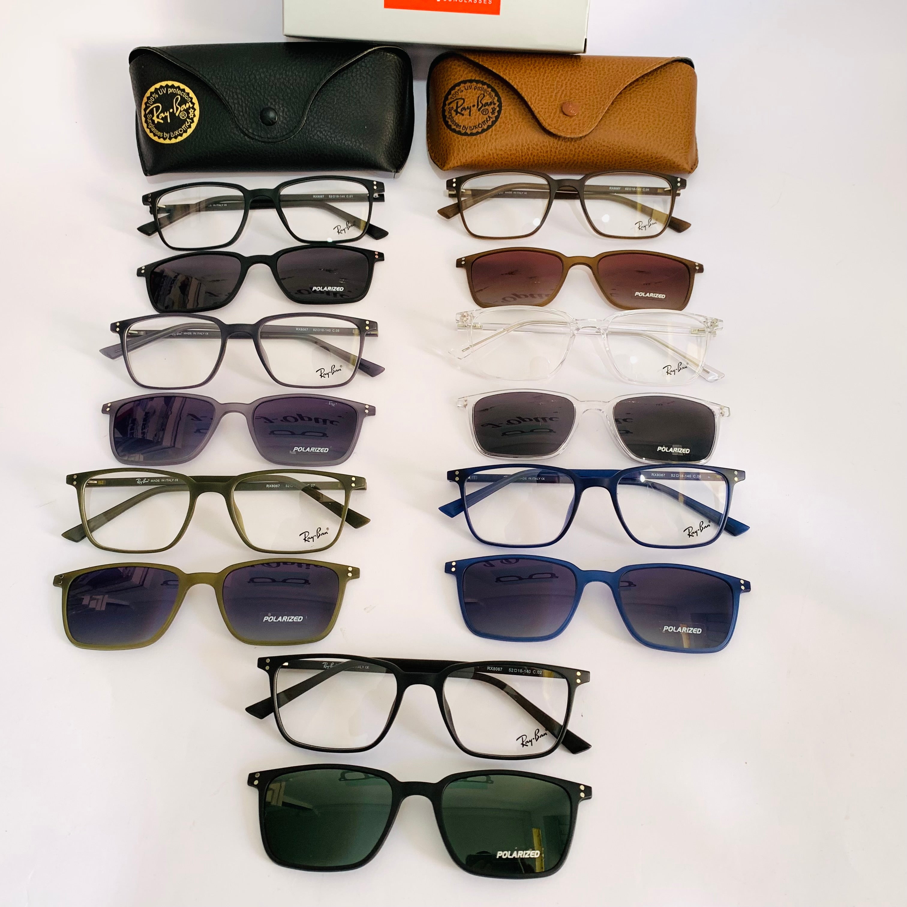 Ray-Ban RX8067 clips 2-en-1